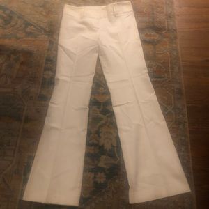 White linen pants